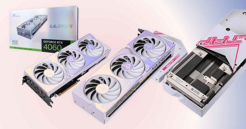 В Colorful анонсировали выход GeForce RTX 4060 Ti и GeForce RTX 4060 со скрытыми разъемами питания